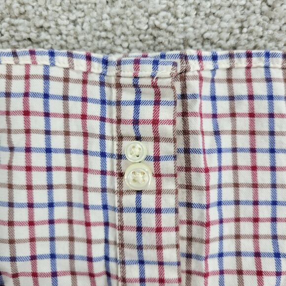 Polo Ralph Lauren Combed Cotton Button Down Shirt Boys M 10-12 Red Blue Check - Picture 6 of 11